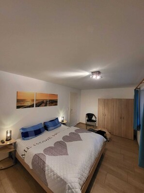 2 habitaciones, wifi gratis y ropa de cama 