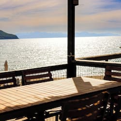 Private beach, sun-loungers, beach umbrellas, beach volleyball
