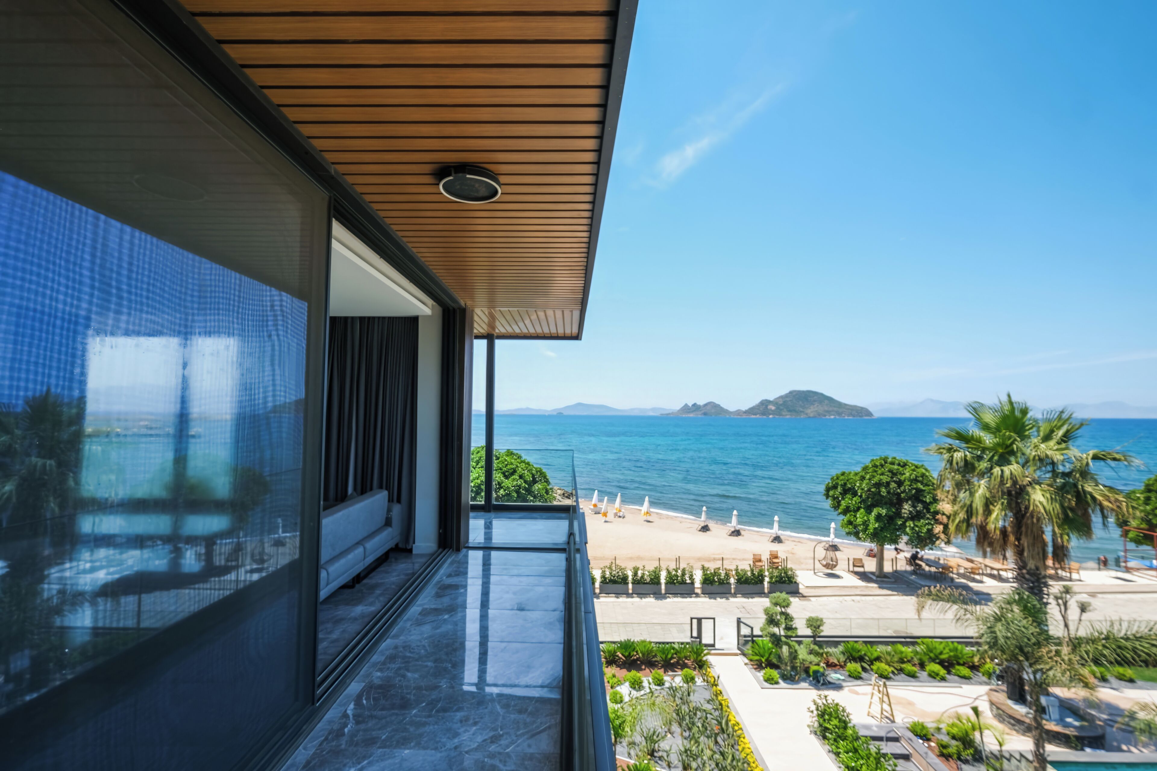 Panoramic Suite, 2 Bedrooms, Sea View, Beachfront | Terrace/patio