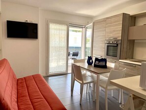 Living area - Holiday apartment with air conditioning (Lignano)