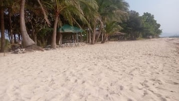Na praia