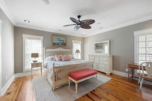 4 bedrooms, iron/ironing board, free WiFi, bed sheets - Handsome Raised Beach House, Communal Pool, Shortcut to Beach, Adult Dog Welcome (Pawleys Island)