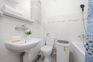 Een douche, een haardroger