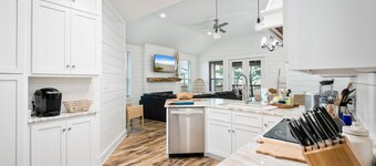 New pet friendly beach house in resort community with private beach and pool