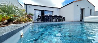 Villa à 900m de la mer Avec Piscine et spa Privatif