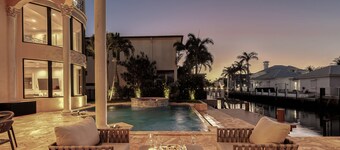Villa Rhodes Palatial Waterfront Beach Estate