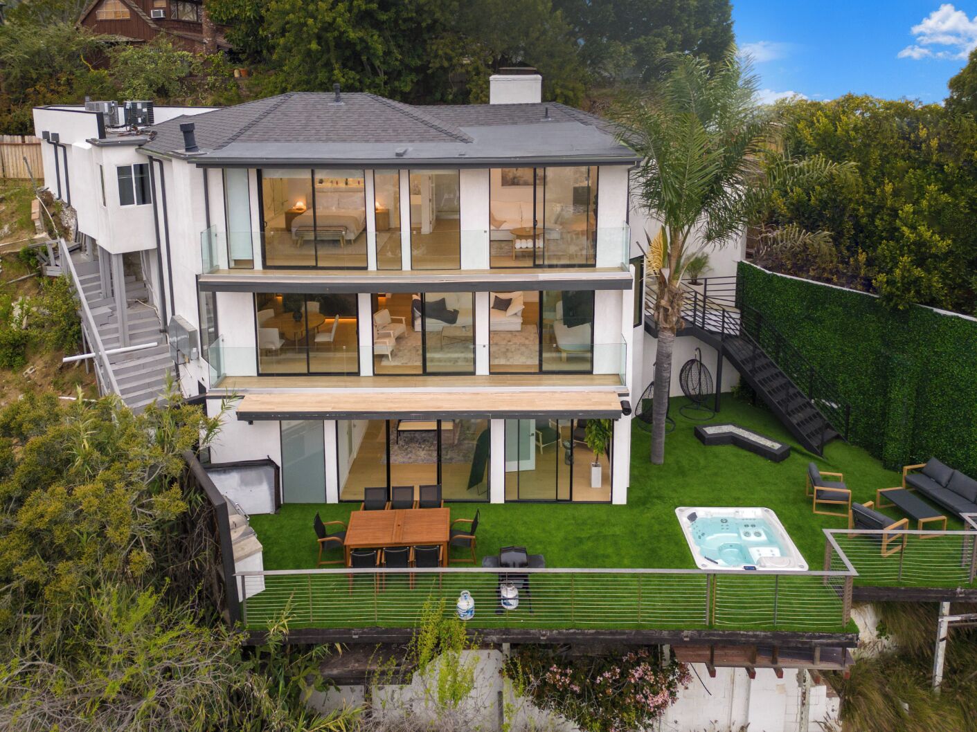 Hollywood Skyline - A Three-Story View Estate in the Hollywood Hills