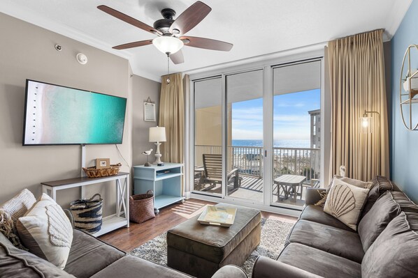 Smart TV - Azure 421 ~ Ocean Views ~ Free Beach Service (Fort Walton Beach)