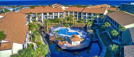 Et oppvarmet basseng