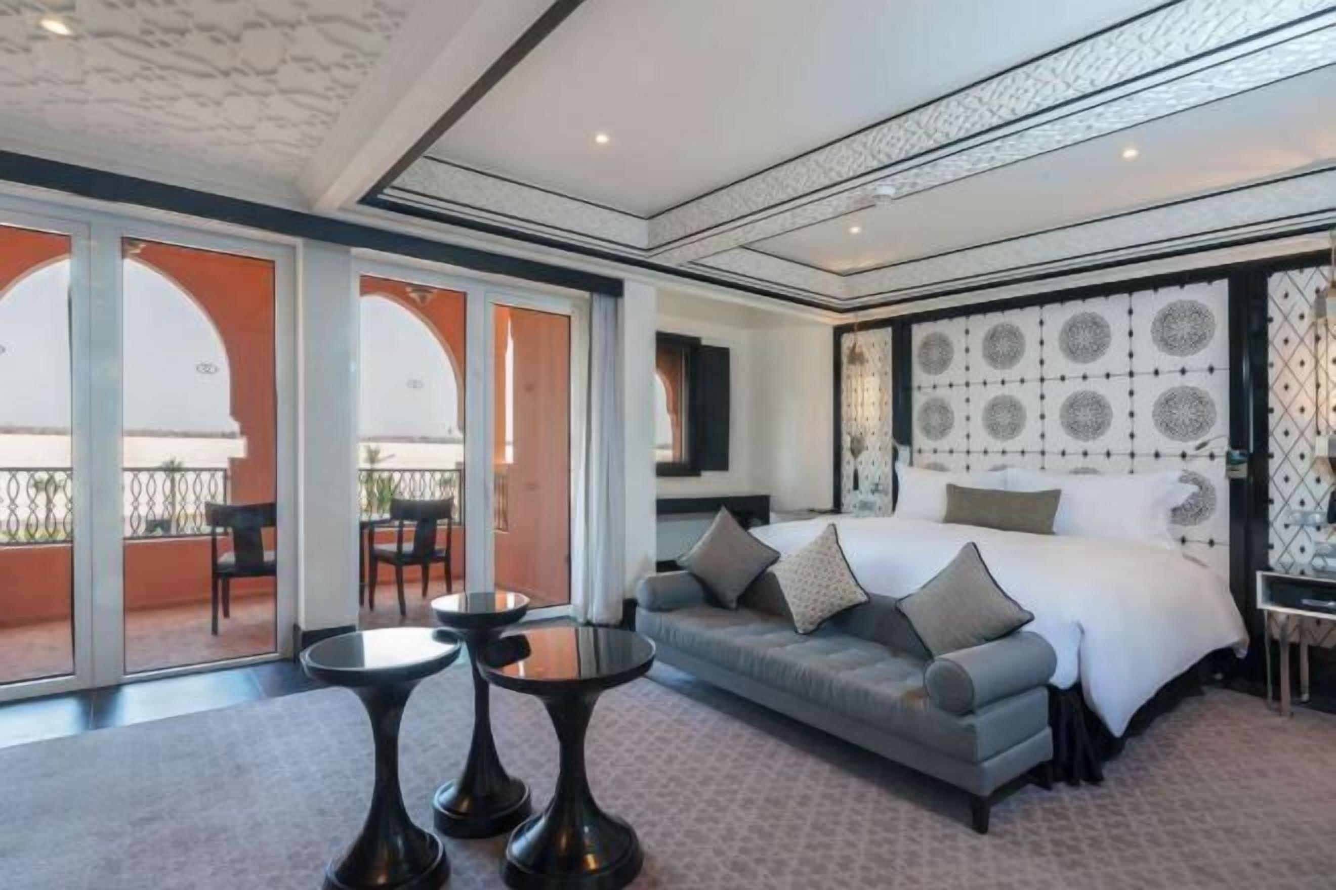 Premium bedding, down comforters, in-room safe, soundproofing