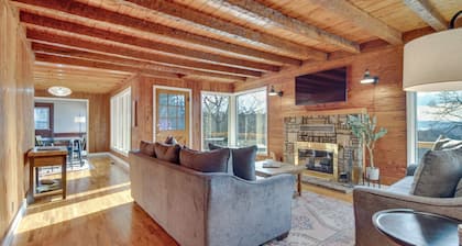 Henderson Cabin w/ Deck & Scenic Lake Views!