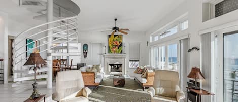 Duplex, 3 Bedrooms | Living area | Smart TV, streaming services
