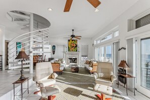 Duplex, 3 Bedrooms | Living area | Smart TV, streaming services