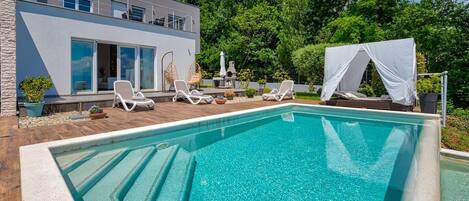 Una piscina climatizada