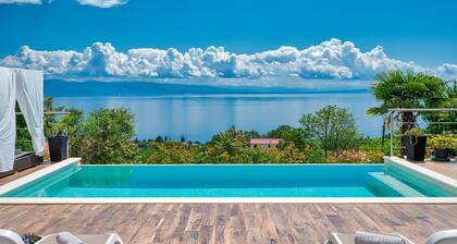 Villa LIna - belle villa avec piscine a débordement proche de la plage