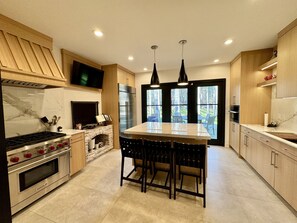 Fridge, microwave, oven, stovetop - Luxury Tuscan Villa on Prestigious Bull Path (East Hampton)