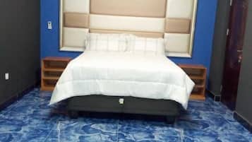 In-room safe, desk, laptop workspace, blackout curtains