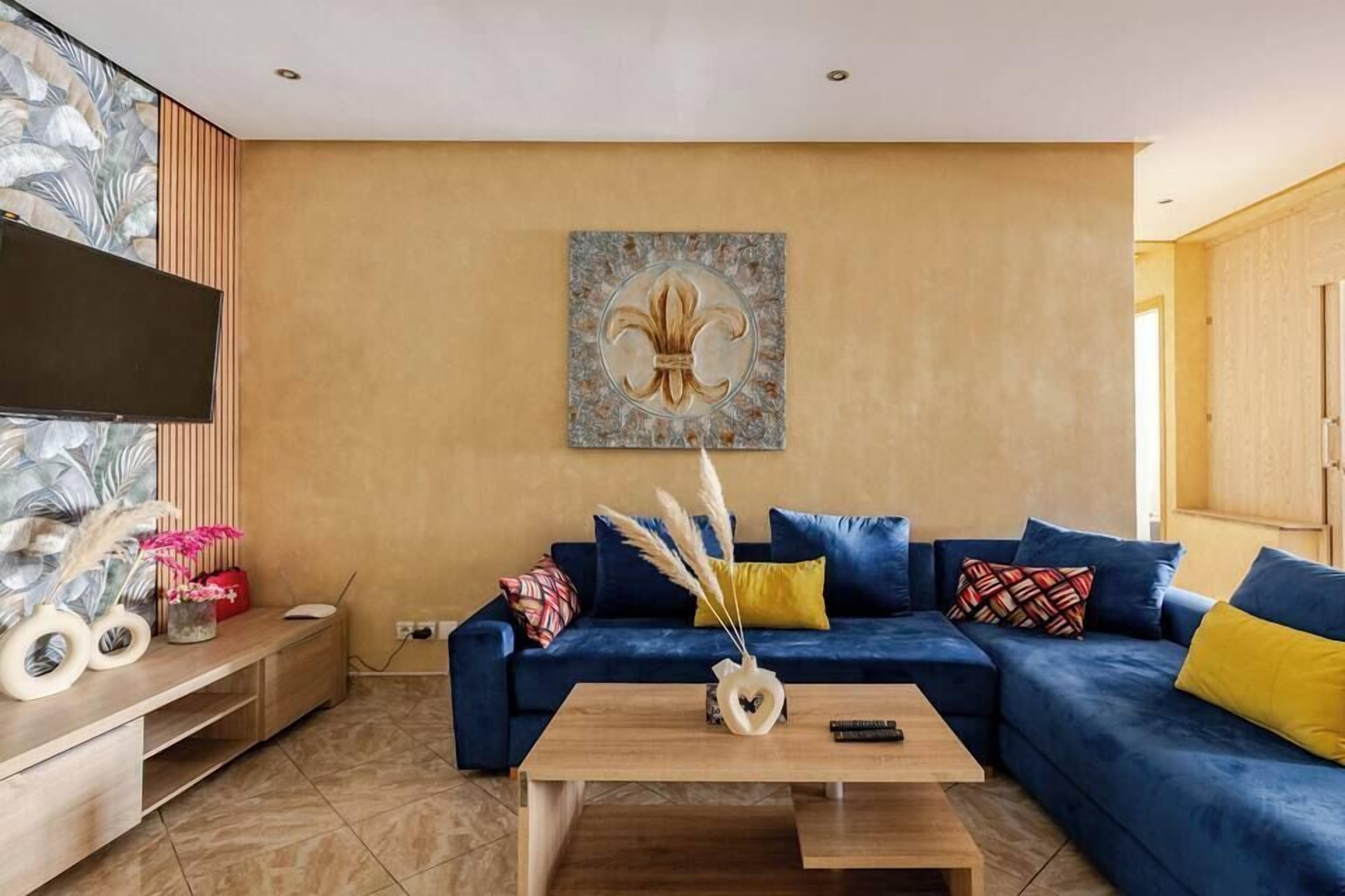 Comfort Apartment, 2 Bedrooms | Living area | Flat-screen TV