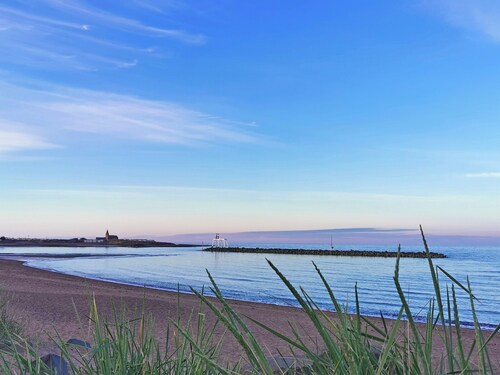 Only a two-minute walk and you are on the beach.