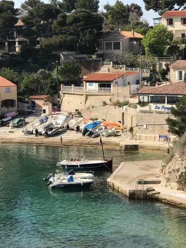 Appartement Calanque des Figuières, Terrasse, vue mer