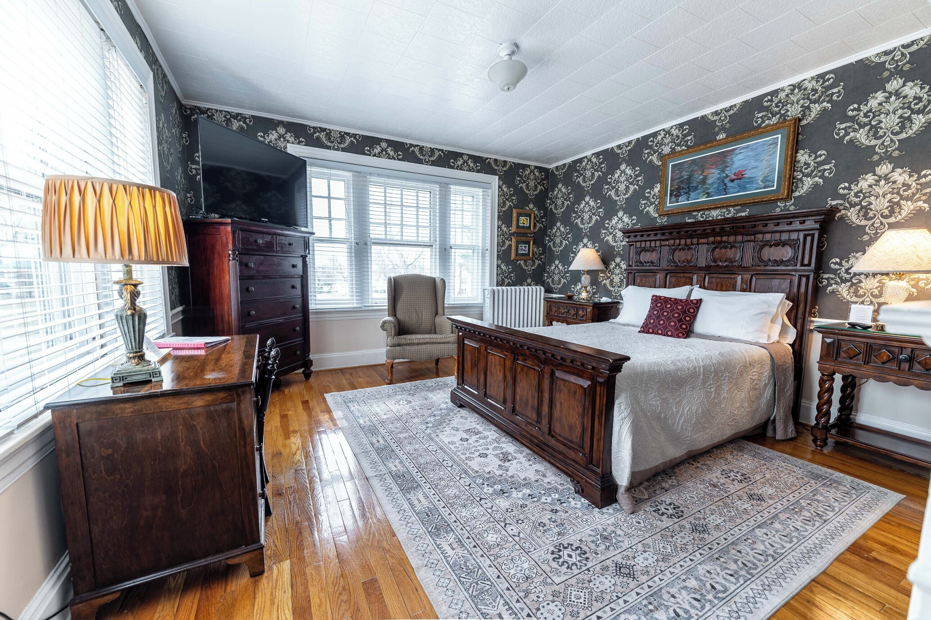 Executive-værelse - 1 queensize-seng | Individuelt design, individuel indretning, gratis Wi-Fi, sengetøj