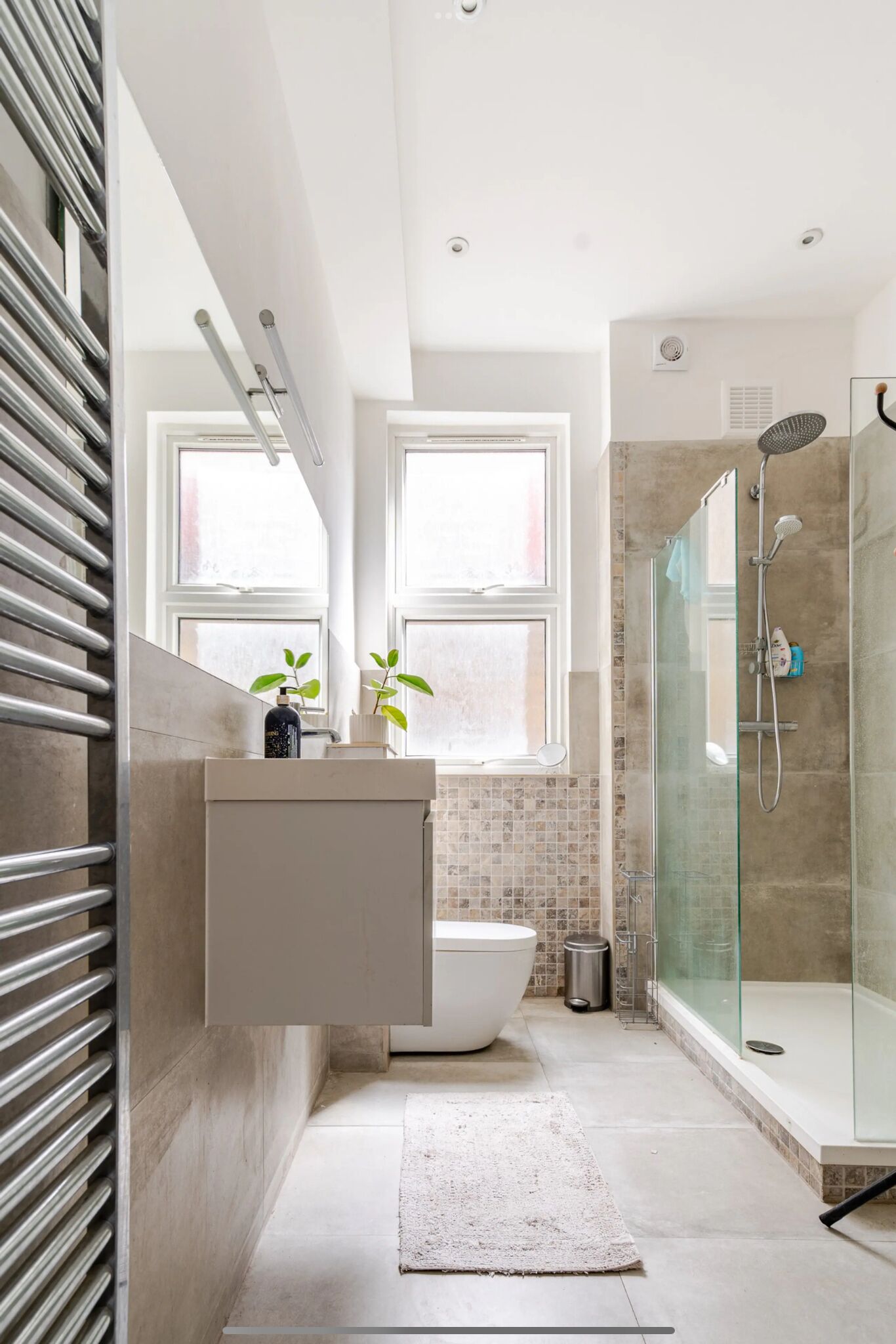 Towels, soap, toilet paper