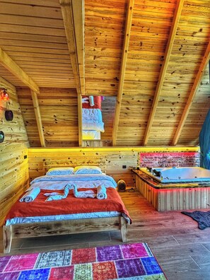 Deluxe Bungalow, Multiple Beds | 4 bedrooms, free WiFi - Dvabi suit bungalov (Camlihemsin)