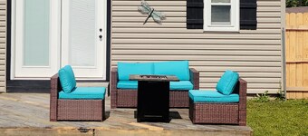 Boho cozy 3 bedroom house close to Syracuse and Oswego with waterfront views.