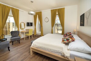 Een minibar, een kluis op de kamer, verduisterende gordijnen