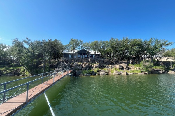 Lakeside view from the dock
