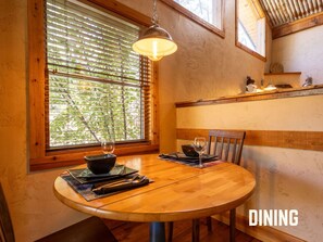 Dining - Romantic Creekside Cabin | Jacuzzi & Pine Views (Ruidoso)