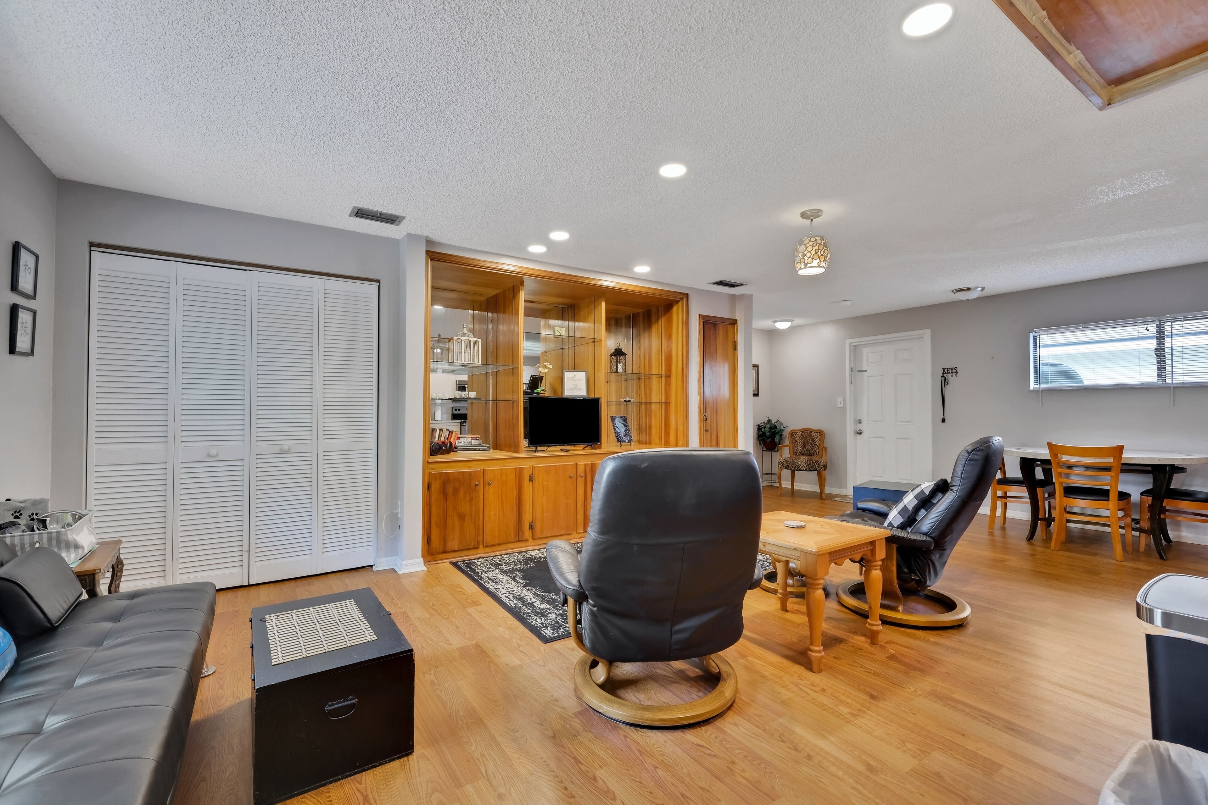 Dog-friendly beachfront home with private beach, firepit, hammock, streaming
