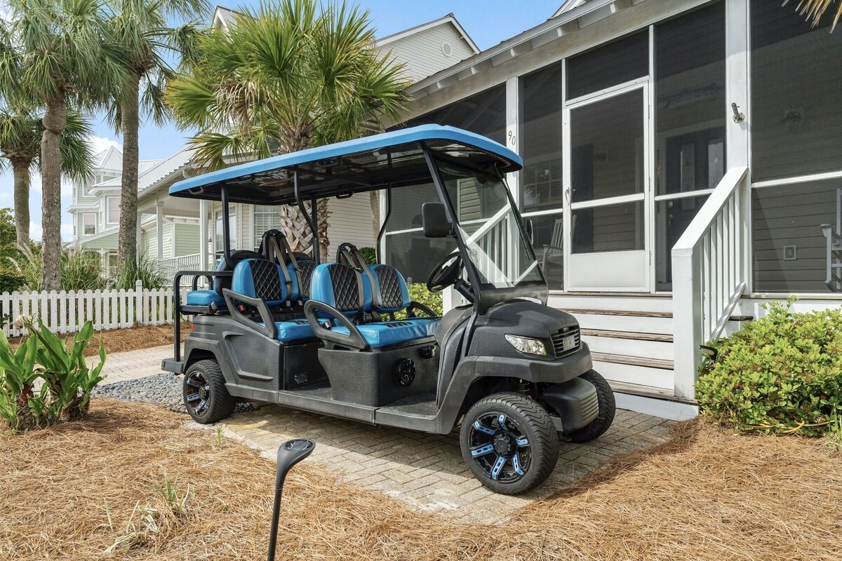 Photo 6 of Private Pool + Hot Tub - Block to Beach - Golf Cart - GameRoom - Carriage House