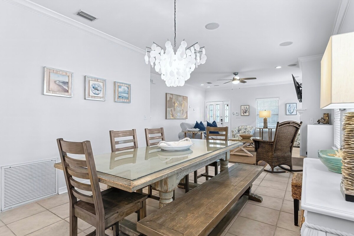 Photo 9 of Private Pool + Hot Tub - Block to Beach - Golf Cart - GameRoom - Carriage House