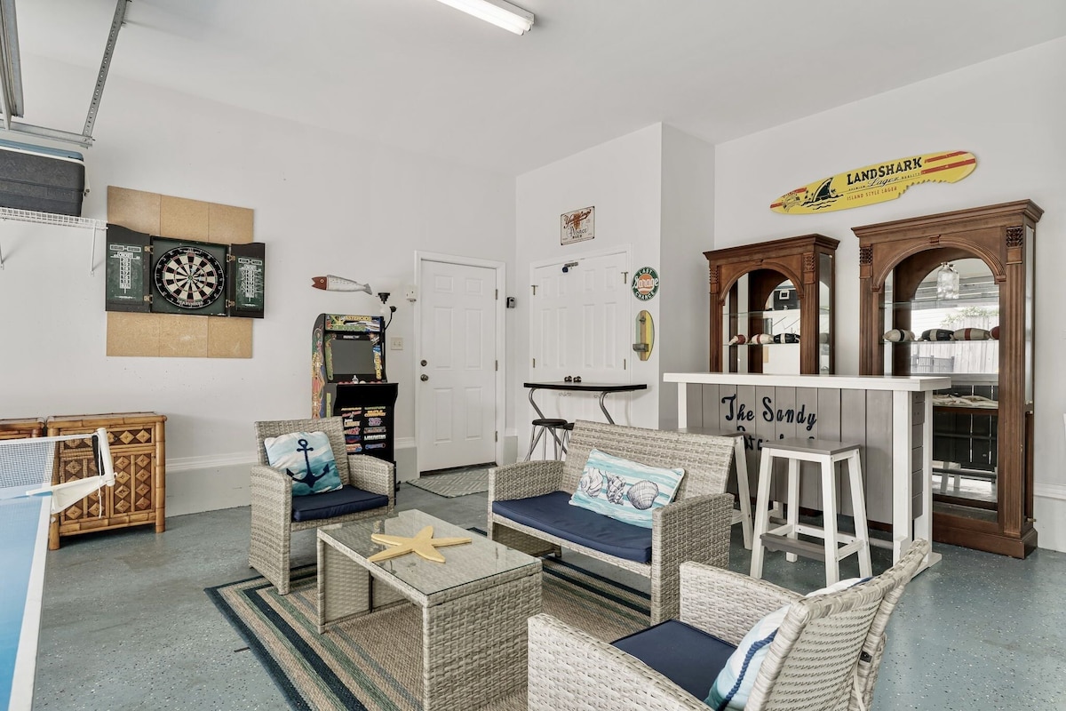 Photo 45 of Private Pool + Hot Tub - Block to Beach - Golf Cart - GameRoom - Carriage House
