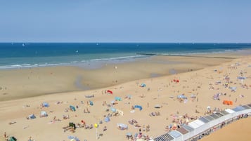 Vlak bij het strand, vissen