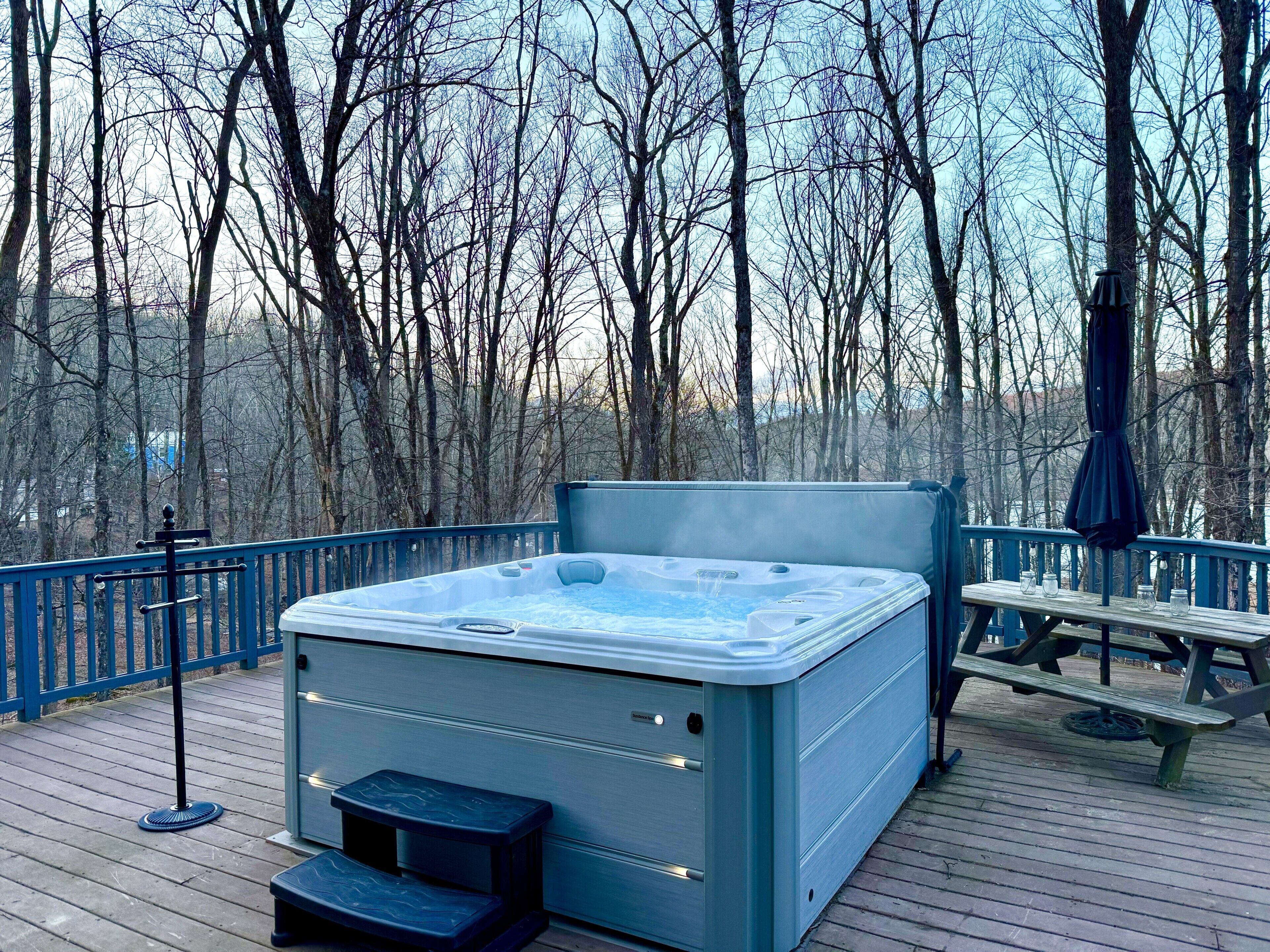 Bain à remous extérieur