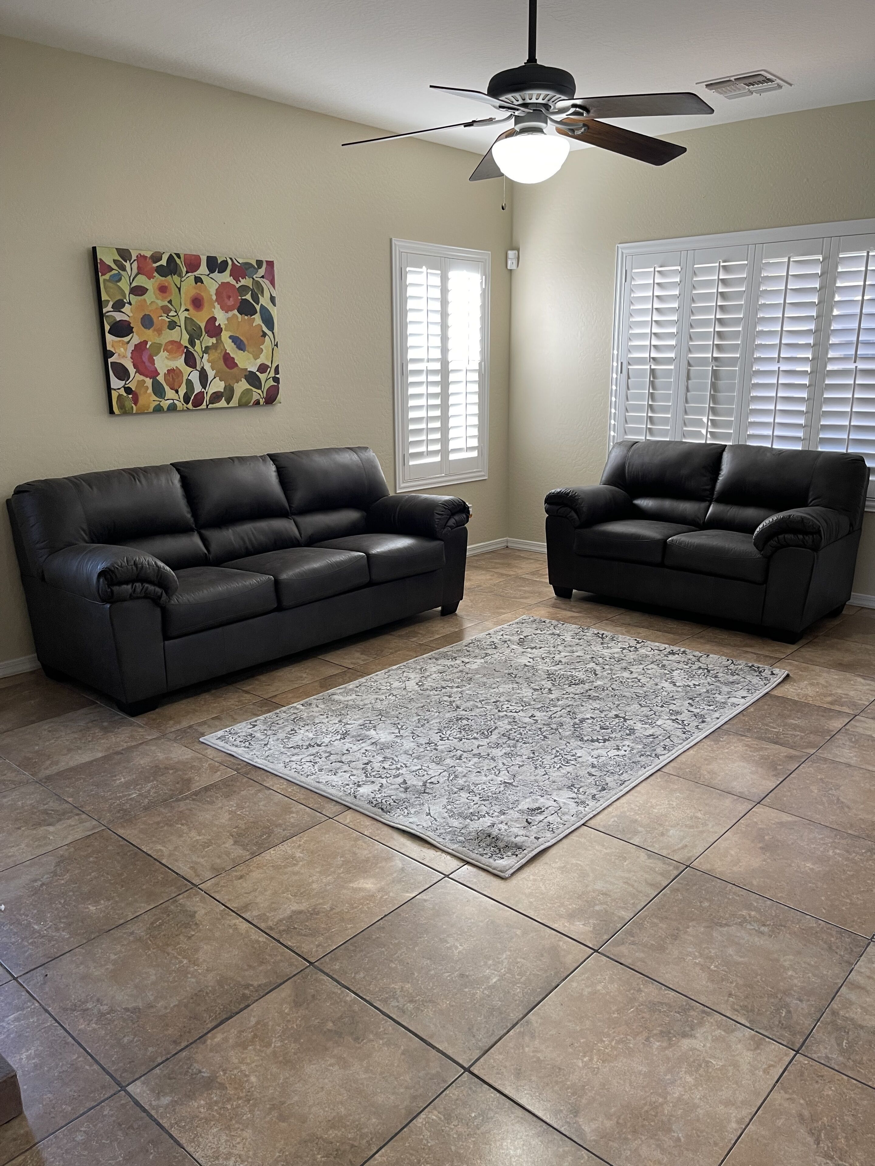 Smart-TV, Kamin, Arbeitsbereiche