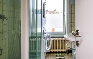 Shower, hair dryer