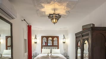 Deluxe-Dreibettzimmer, Blick auf den Innenhof