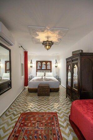 Deluxe Triple Room, Courtyard View - Dar Usham Fes (Fes)