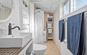 Shower, hair dryer