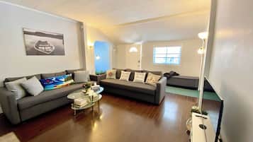 Smart TV y chimenea