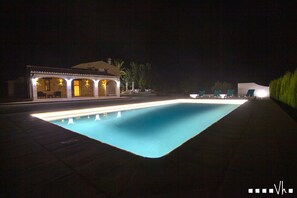 Pool - CASA BLANCA: rustic property for 14 people in La Xara – Garden, terrace, rural setting (La Xara)