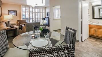 TV, DVD player, table tennis, video library