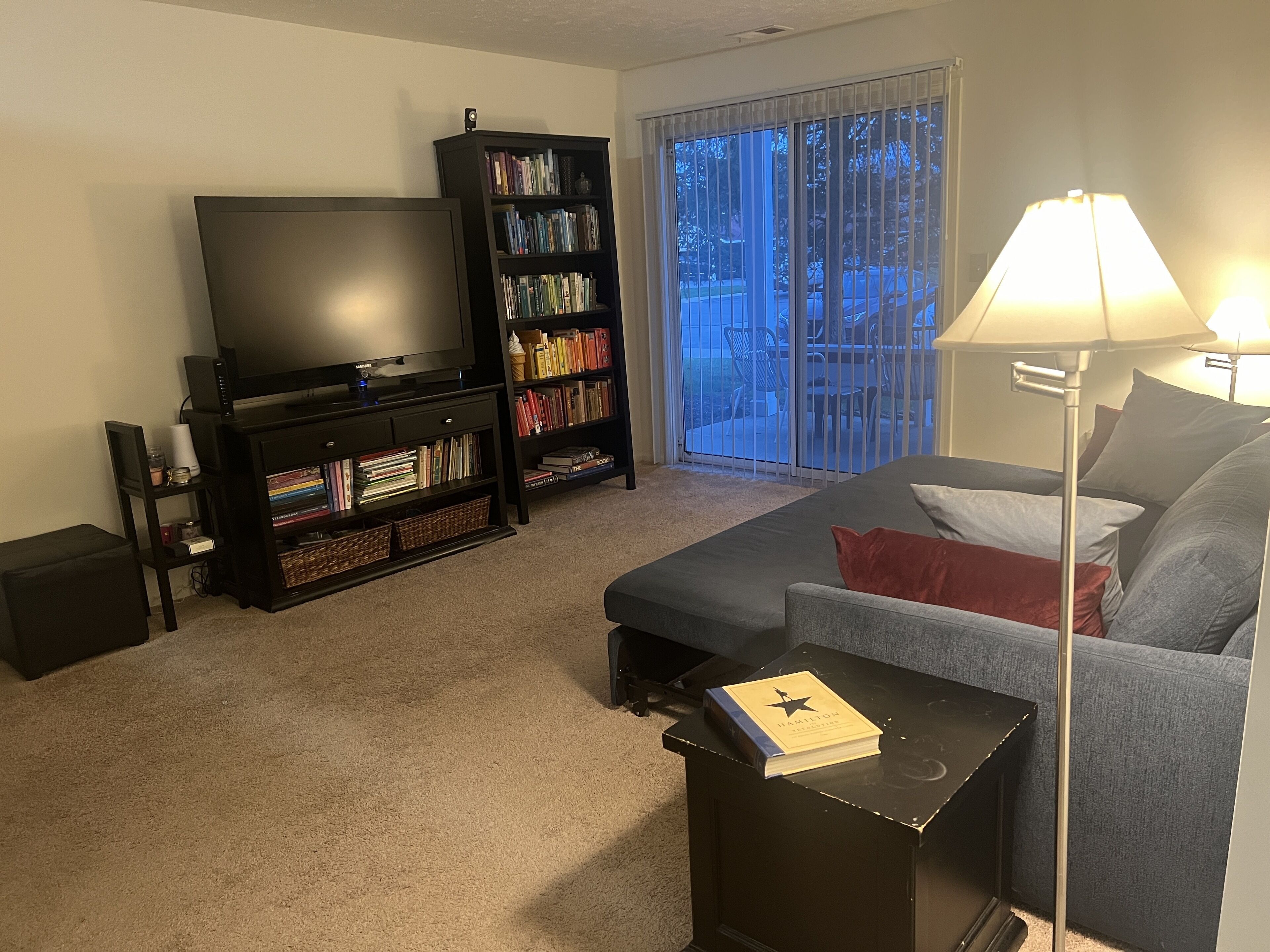 Comfy Apartment for Eclipse Totality! Walk to Town Center, near Conner Prairie