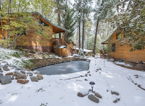 Property grounds - Homey Cabin with Jacuzzi Near Ski Apache (Ruidoso)