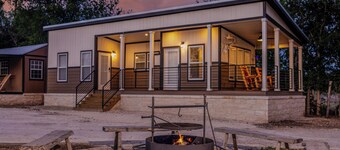Tranquil Lakefront Retreat: 1BR Cabin with Covered Patio & Private Dock