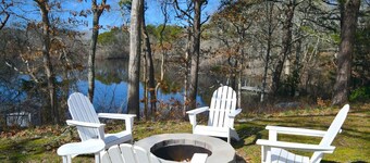 3 bedroom 2 bath Renovated Ranch with Pond Views on peaceful private 1.5 acre lot in North Falmouth