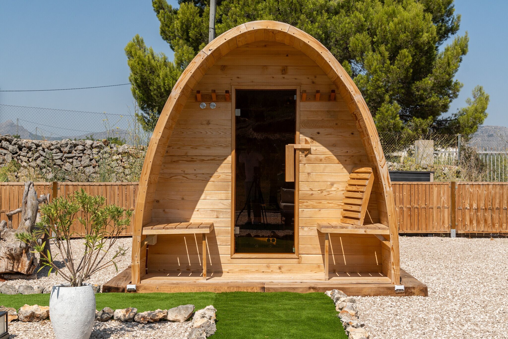 Enceinte de l’hébergement